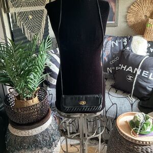 Black Quilted Crossbody Clutch